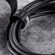 Baseus Rainbow Circle Velcro Strap - велкро лента за организиране на кабели (100 см) (черен) 10