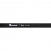 Baseus Rainbow Circle Velcro Strap - велкро лента за организиране на кабели (100 см) (черен) 3
