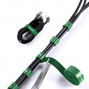 Baseus Rainbow Circle Velcro Strap - велкро лента за организиране на кабели (100 см) (зелен) 6