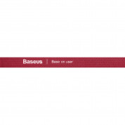 Baseus Rainbow Circle Velcro Strap - велкро лента за организиране на кабели (100 см) (червен) 3