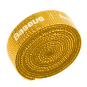 Baseus Rainbow Circle Velcro Strap - велкро лента за организиране на кабели (100 см) (жълт)