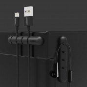 Ugreen 2 x Self-adhesive 4 Cables Organizer (black)  9