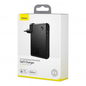 Baseus GaN Charger 45W Power Bank (PPNLD-C01) - външна батерия 10000 mAh и захранване за ел. мрежа с USB-A и USB-C изходи с технология за бързо зареждане (черен) 7