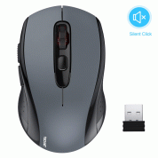 TeckNet 2.4G Silent Laptop Mouse EWM01769BA01 - ергономична безжична мишка (за Mac и PC) (черна) 
