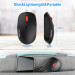 TeckNet EWM01862BA01 Silent Wireless Mouse - ергономична безжична мишка с тихи бутони (за Mac и PC) (черна)  6