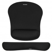 TeckNet Office Mouse Pad and Keyboard Pad MGM01107BA01  with Gel Rest (black)