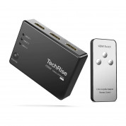 TechRise CHD05003BA01 3-Port HDMI Auto Switch Box - 3-портов HDMI превключвател за компютри и монитори с дистанционно