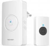 TeckNet HWD01880WU01 Plug-In Wireless DoorBell (white) 