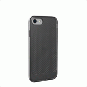 Urban Armor Gear Lucent Case - удароустойчив силиконов калъф за iPhone SE (2020), iPhone 8, iPhone 7 (сив-прозрачен)  2