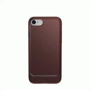 Urban Armor Gear Lucent Case - удароустойчив силиконов калъф за iPhone SE (2022), iPhone SE (2020), iPhone 8, iPhone 7 (оранжев-прозрачен)  1