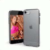 Urban Armor Gear Lucent Case - удароустойчив силиконов калъф за iPhone SE (2020), iPhone 8, iPhone 7 (прозрачен) 