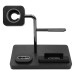 Macally 3-in-1 Apple Charging Stand - док станция за зареждане на iPhone, Apple Watch и Apple AirPods (черен) 6