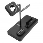 Macally 3-in-1 Apple Charging Stand (black) 4