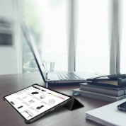 Macally Stand Case - полиуретанов калъф и поставка за iPad Pro 12.9 (2018), iPad Pro 12.9 (2020) (черен) 5