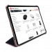 Macally Stand Case - полиуретанов калъф и поставка за iPad Pro 12.9 (2018), iPad Pro 12.9 (2020) (розов) 5