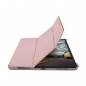 Macally Stand Case - полиуретанов калъф и поставка за iPad Pro 12.9 (2018), iPad Pro 12.9 (2020) (розов) 2