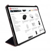 Macally Stand Case - полиуретанов калъф и поставка за iPad Pro 12.9 (2018), iPad Pro 12.9 (2020) (кафяв) 5