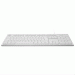 Macally 105 Key Extended Keyboard With Numpad - USB клавиатура оптимизирана за MacBook (бял)  2