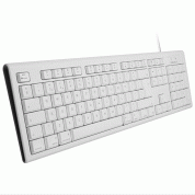 Macally 105 Key Extended Keyboard With Numpad - USB клавиатура оптимизирана за MacBook (бял)  5