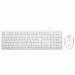 Macally 105 Key Extended Keyboard With Optical Mouse -  комплект USB клавиатура и USB мишка за Mac и PC (бял)  1