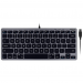 Macally Compact USB-A Wired Keyboard - компактна жична клавиатура за Mac и PC (черен) 1