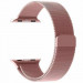Tactical 343 Milanese Loop Magnetic Stainless Steel Band - стоманена, неръждаема каишка за Apple Watch 42мм, 44мм, 45мм, Ultra 49мм (розово злато) 1
