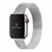 Tactical 338 Milanese Loop Magnetic Stainless Steel Band for Apple Watch 38mm, 40mm, 41mm (silver)