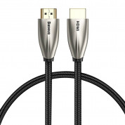 Baseus Horizontal 4K HDMI Male To HDMI Male Cable (CADSP-A01) - 4K HDMI към HDMI кабел (100 см) (черен)
