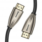 Baseus Horizontal 4K HDMI Male To HDMI Male Cable (CADSP-A01) - 4K HDMI към HDMI кабел (100 см) (черен) 4