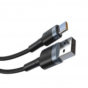 Baseus Cafule USB + USB-C to Lightning Cable PD 18W (CATKLF-ELG1) (black-gray) 1