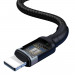Baseus Cafule USB + USB-C to Lightning Cable PD 18W (CATKLF-ELG1) - USB и USB-C към Lightning кабел за Apple устройства с Lightning порт (120 см) (черен-сив) 4