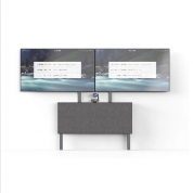 Heckler Dual Display Kit for AV Credenza - монтажен комплект за поддръжка на два дисплея за Heckler AV Credenza (черен) 1