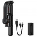 Baseus Lovely Uniaxial Bluetooth Folding Stand Gimbal Tripod Selfie Stick (SULH-01) - разтегаем безжичен селфи стик със стабилизатор и трипод за мобилни телефони (черен) 2