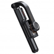 Baseus Lovely Uniaxial Bluetooth Folding Stand Gimbal Tripod Selfie Stick (SULH-01) - разтегаем безжичен селфи стик със стабилизатор и трипод за мобилни телефони (черен) 2