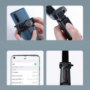 Baseus Lovely Uniaxial Bluetooth Folding Stand Gimbal Tripod Selfie Stick (SULH-01) - разтегаем безжичен селфи стик със стабилизатор и трипод за мобилни телефони (черен) 15