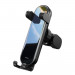 Baseus Penguin Gravity Car Vent Mount (SUYL-QE01) - поставка за радиатора на кола за смартфони с дисплеи до 6.5 инча (черна) 2