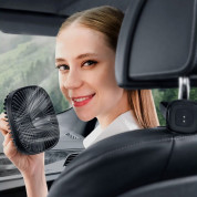 Baseus Natural Wind Magnetic Rear Seat Fan (CXZR-01) - USB вентилатор, прикрепящ се към седалката на кола (черен) 8