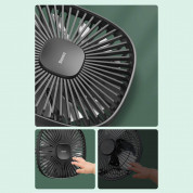 Baseus Natural Wind Magnetic Rear Seat Fan (CXZR-01) - USB вентилатор, прикрепящ се към седалката на кола (черен) 12