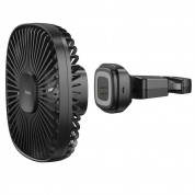 Baseus Natural Wind Magnetic Rear Seat Fan (CXZR-01) - USB вентилатор, прикрепящ се към седалката на кола (черен) 4
