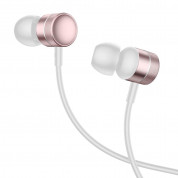 Baseus Encok Wired Earphones H04 - слушалки с микрофон за мобилни устройства (розово злато) 2