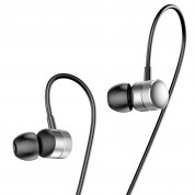 Baseus Encok Wired Earphones H04 - слушалки с микрофон за мобилни устройства (сребрист) 1