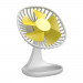 Baseus Pudding-Shaped Desktop Fan (CXBD-02) - настолен мини вентилатор (бял) 4