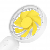 Baseus Firefly LED Mini Fan (CXYHC-02) - мини вентилатор с презареждаема батерия (бял) 4