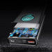 Baseus Ambilight Power Bank 18W with Digital Display Quick Charge (PPALL-LG01) - външна батерия 20000 mAh с 2xUSB и USB-C изходи за зареждане на смартфони и таблети (черен) 9