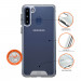 Eiger Glacier Case - удароустойчив хибриден кейс за Samsung Galaxy A21 (прозрачен) 3