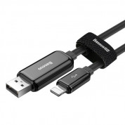 Baseus Glowing USB Lightning Cable (CALLG-01) (100 cm) (black) 2