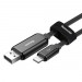 Baseus Glowing USB Lightning Cable (CALLG-01) - Lightning USB кабел за Apple устройства с Lightning порт (100 см) (черен) 3