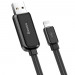 Baseus Glowing USB Lightning Cable (CALLG-01) - Lightning USB кабел за Apple устройства с Lightning порт (100 см) (черен) 1