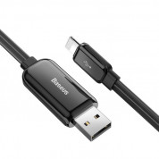 Baseus Glowing USB Lightning Cable (CALLG-01) (100 cm) (black) 4