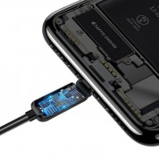 Baseus Glowing USB Lightning Cable (CALLG-01) (100 cm) (black) 3